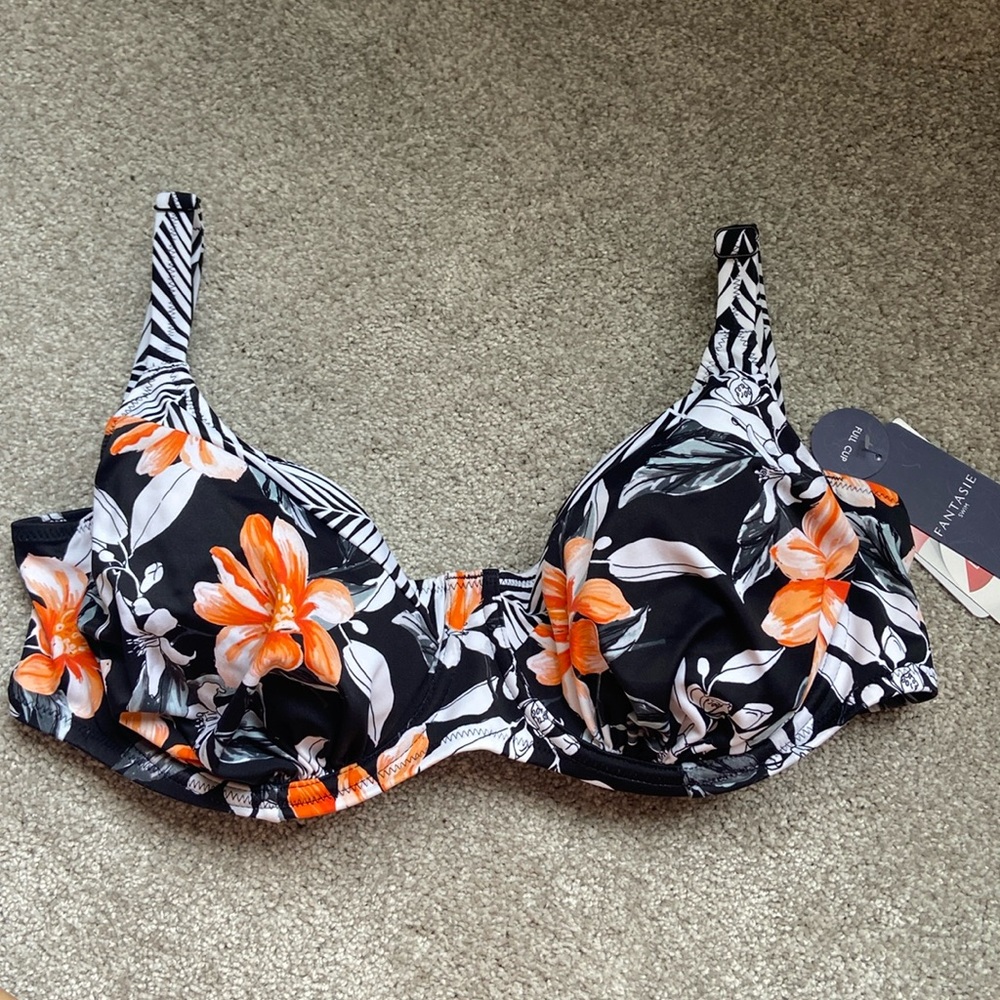 Fantasie Port Maria Full Cup Bra Sized Bikini Top
Size 32I(US)/32G(UK)